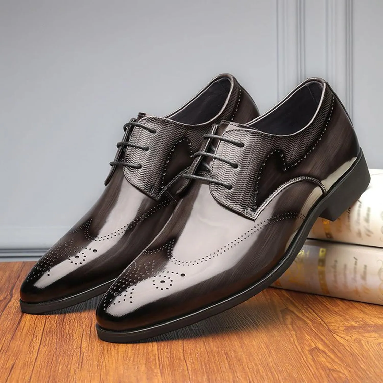 Men's Casual Dress Oxfords Shoes for Men Business Modern Fashion Lightweight Walking Shoes