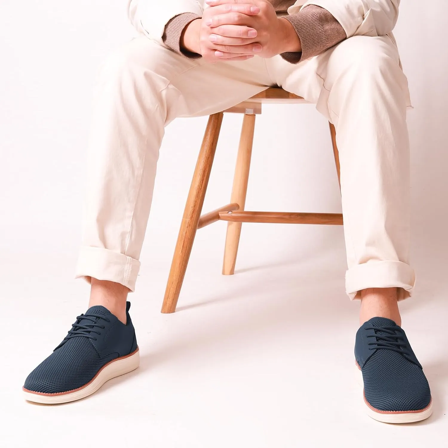 Men's Casual Dress Shoes Business Walking Shoes Oxfords Comfortable Breathable Lightweight Non Slip