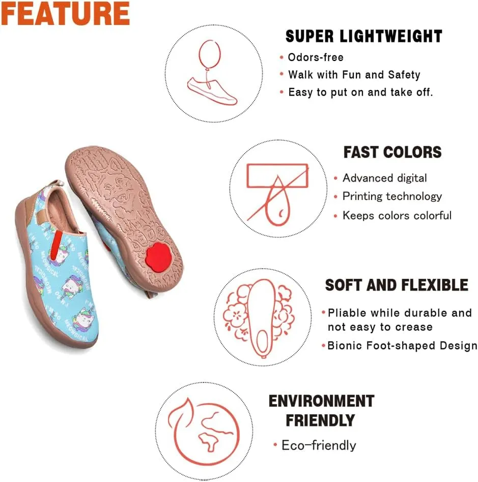 Men's Casual Shoes Art Painted Leather Slip Ons Loafers Lightweight Comfortable Walking Travel Sneaker