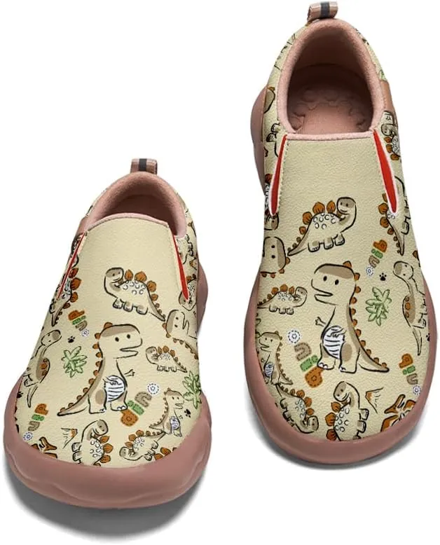 Men's Casual Shoes Art Painted Leather Slip Ons Loafers Lightweight Comfortable Walking Travel Sneaker