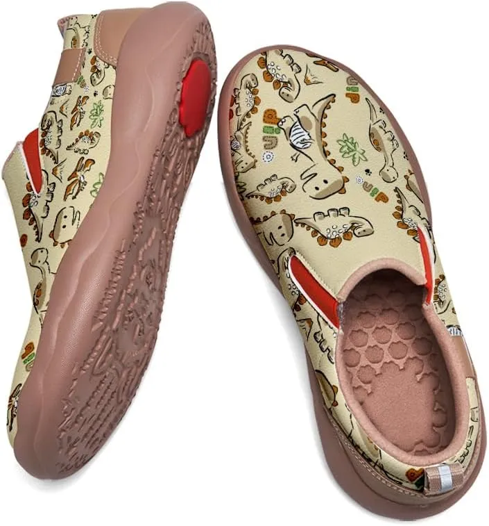 Men's Casual Shoes Art Painted Leather Slip Ons Loafers Lightweight Comfortable Walking Travel Sneaker