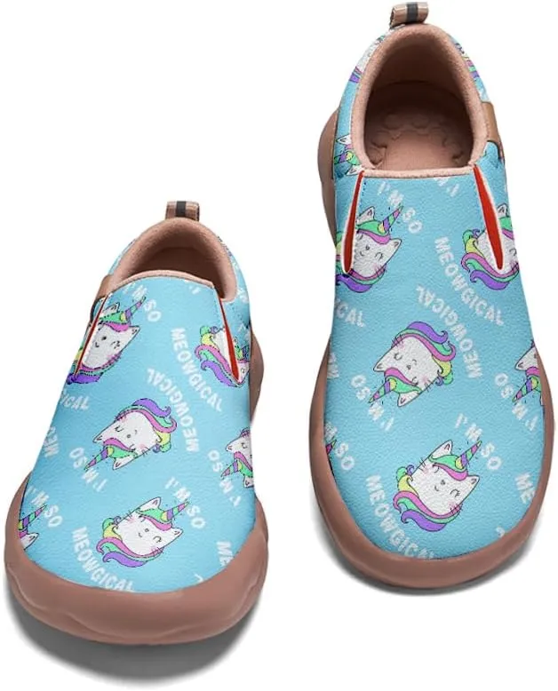 Men's Casual Shoes Art Painted Leather Slip Ons Loafers Lightweight Comfortable Walking Travel Sneaker