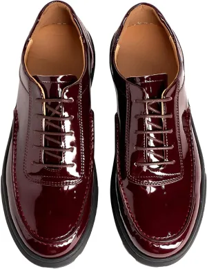 Mens Casual Shoes Derby Shoes Patent Leather Suit Shoes Prom Wedding Business Formal Oxfords Shoes Comfortable Fashion Tuxedo Shoes for Men