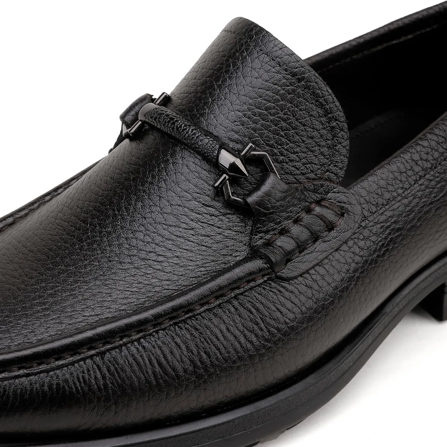 Men's Leather Penny Loafers, Fashion Luxury Handmade Dress Shoes Crocodile Printed Slip-On Loafer for Gentleman Wedding Business