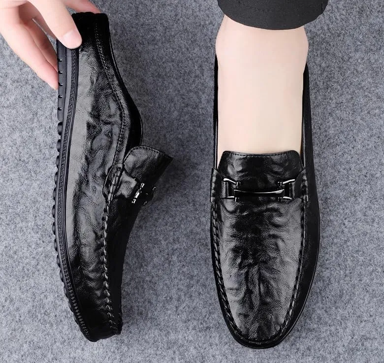 Men's Loafers & Slip-Ons Dress Shoes Vintage Hand Business Formal Derby Shoes for Men