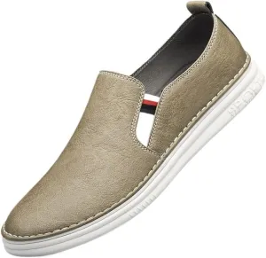 Men's Loafers Slip-on Casual Walking Shoes Waterproof Chef Slip Resistant Shoes