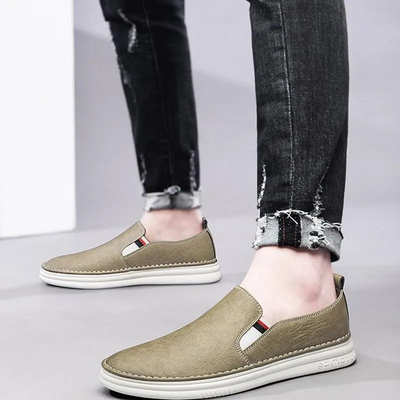Men's Loafers Slip-on Casual Walking Shoes Waterproof Chef Slip Resistant Shoes