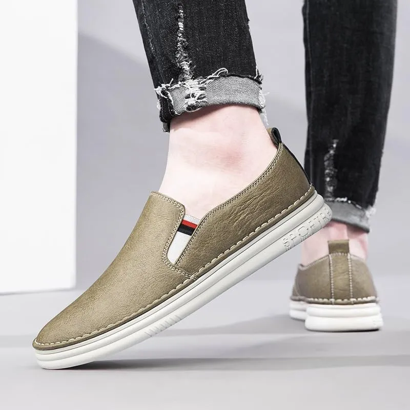 Men's Loafers Slip-on Casual Walking Shoes Waterproof Chef Slip Resistant Shoes
