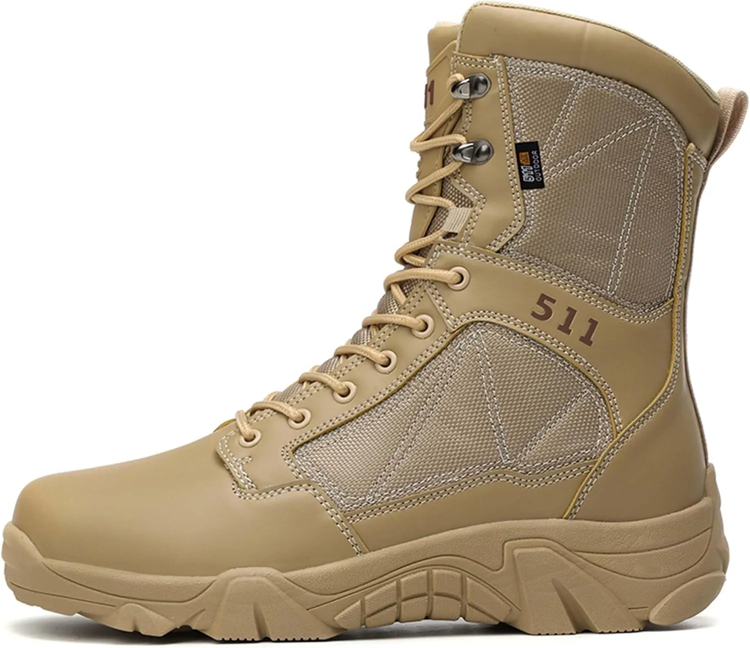Mens Military Boots Tactical Work Boots Outdoor Hiking Motorcycle Combat Boots For Men Hunting Jungle Hiking Work Boots