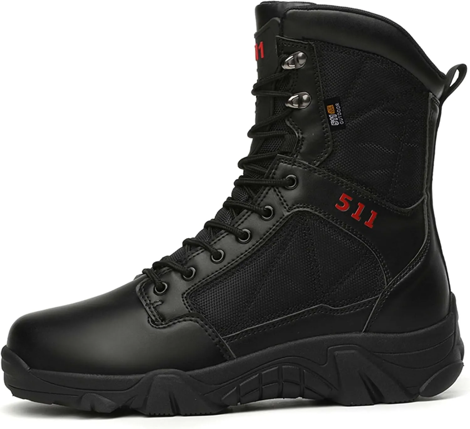 Mens Military Boots Tactical Work Boots Outdoor Hiking Motorcycle Combat Boots For Men Hunting Jungle Hiking Work Boots