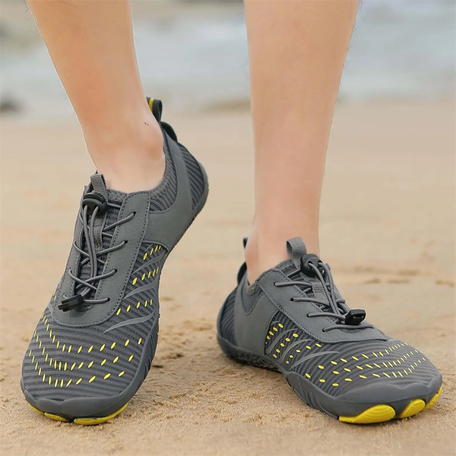 Men's Non-Slip Hiking Shoes Women's Comfortable Barefoot Shoes Waterproof Breathable Hiking Boots Teenagers Outdoor Barefoot Hiking Shoes Fashion Sneakers