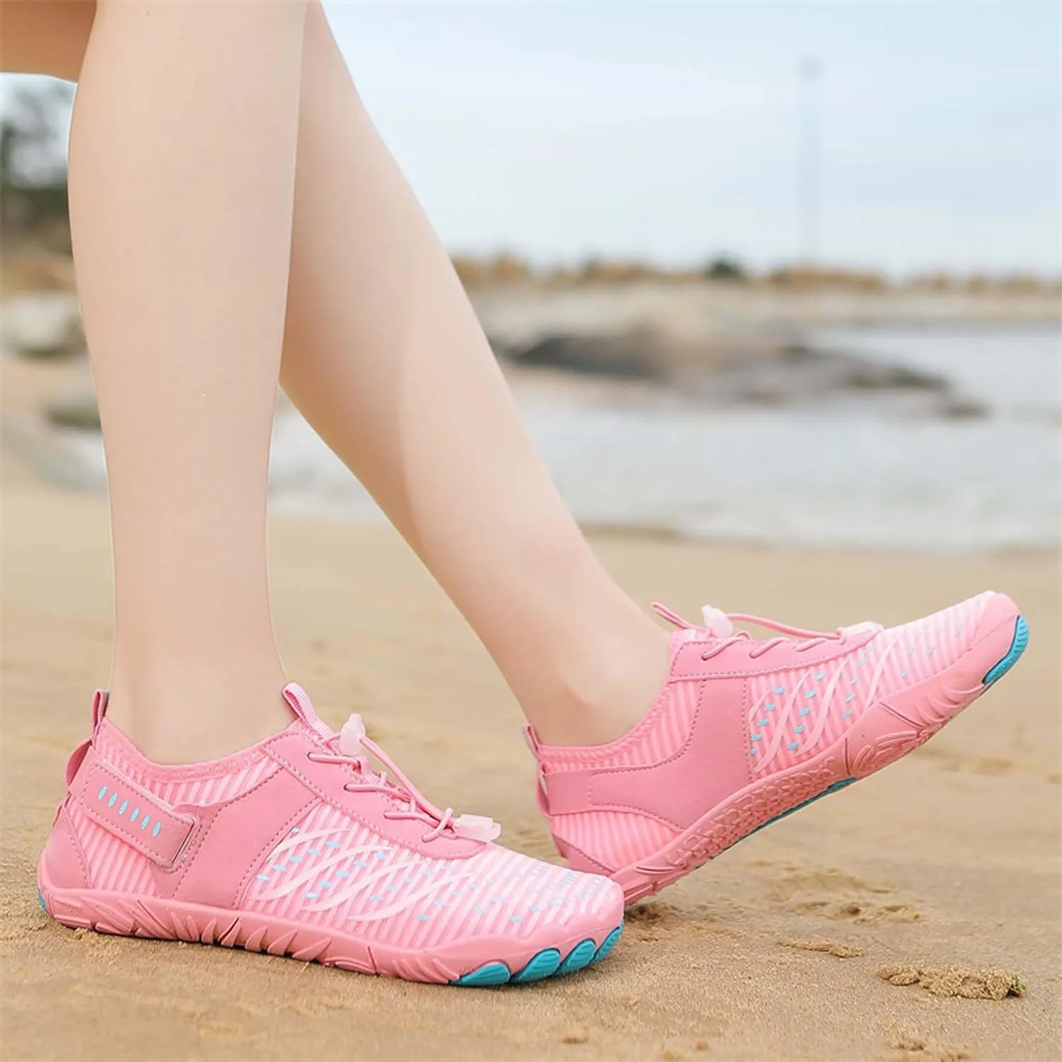 Men's Non-Slip Hiking Shoes Women's Comfortable Barefoot Shoes Waterproof Breathable Hiking Boots Teenagers Outdoor Barefoot Hiking Shoes Fashion Sneakers