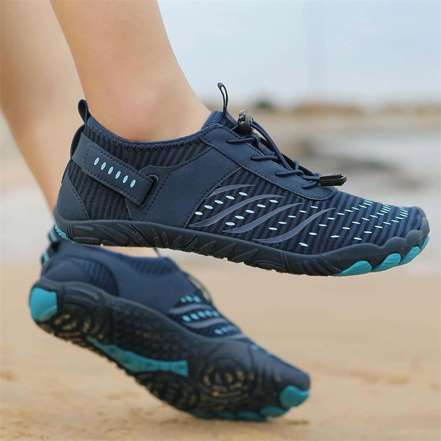 Men's Non-Slip Hiking Shoes Women's Comfortable Barefoot Shoes Waterproof Breathable Hiking Boots Teenagers Outdoor Barefoot Hiking Shoes Fashion Sneakers