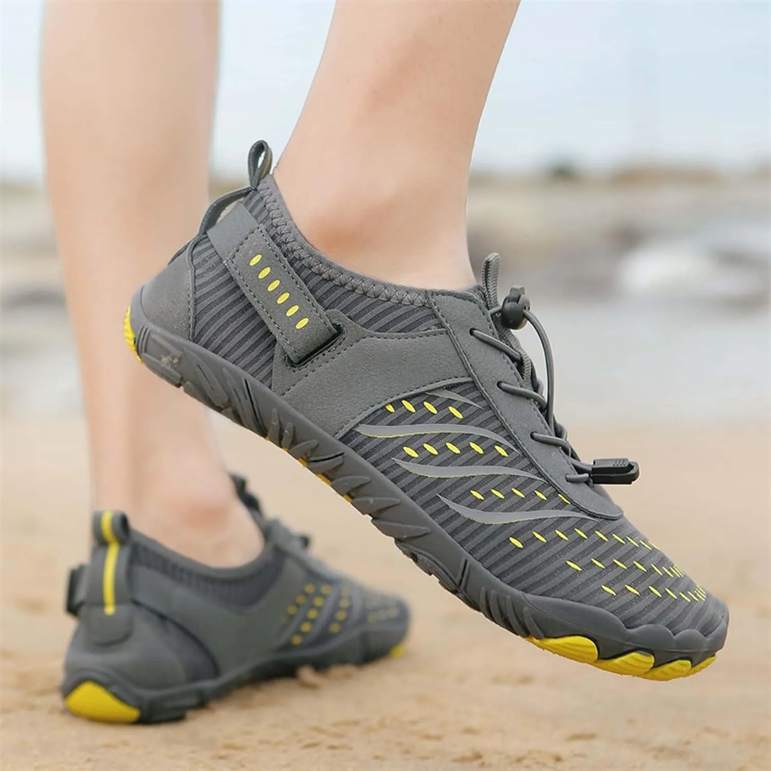 Men's Non-Slip Hiking Shoes Women's Comfortable Barefoot Shoes Waterproof Breathable Hiking Boots Teenagers Outdoor Barefoot Hiking Shoes Fashion Sneakers