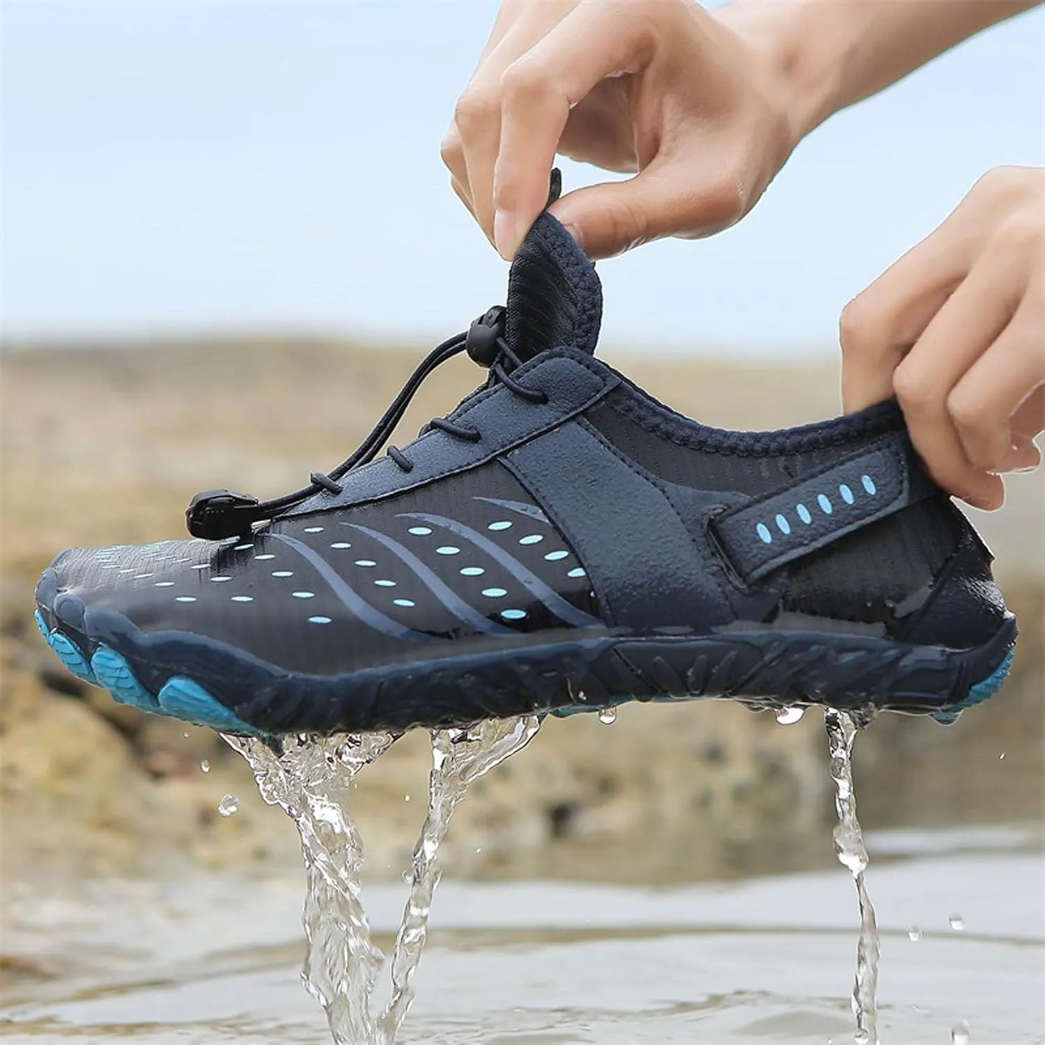 Men's Non-Slip Hiking Shoes Women's Comfortable Barefoot Shoes Waterproof Breathable Hiking Boots Teenagers Outdoor Barefoot Hiking Shoes Fashion Sneakers