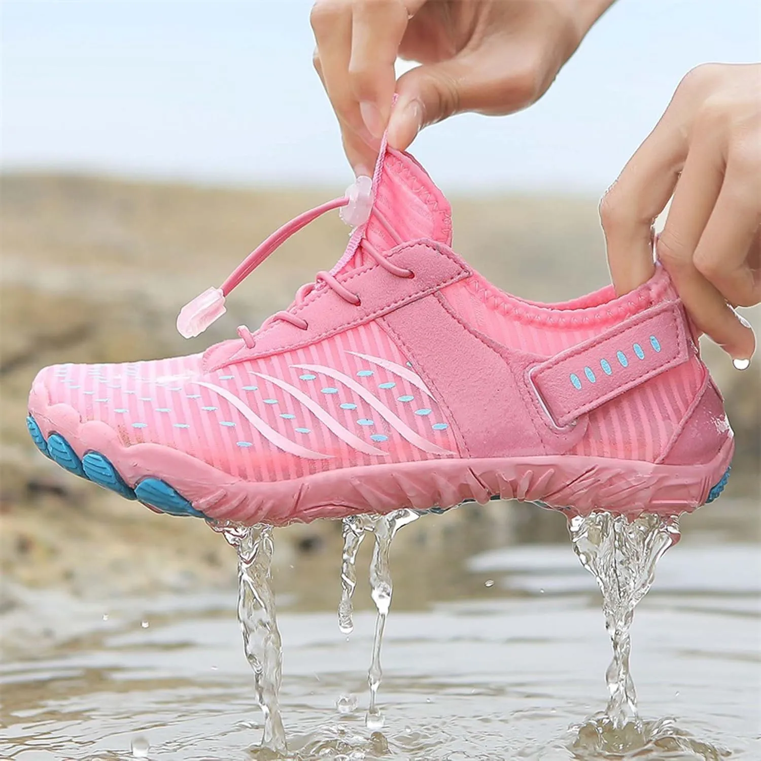 Men's Non-Slip Hiking Shoes Women's Comfortable Barefoot Shoes Waterproof Breathable Hiking Boots Teenagers Outdoor Barefoot Hiking Shoes Fashion Sneakers