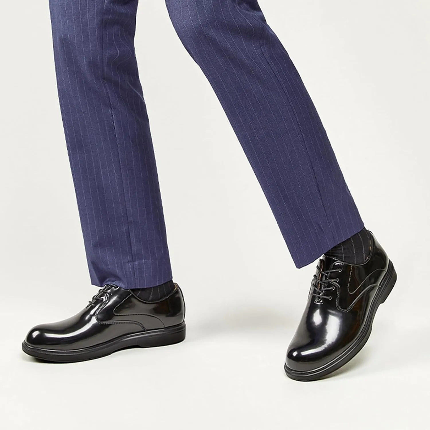 Men's Patent Leather Formal Oxfords Classic Lace Up Low Top Business Dress Shoes Comfortable Wedding Work Derby Oxfords Shoes