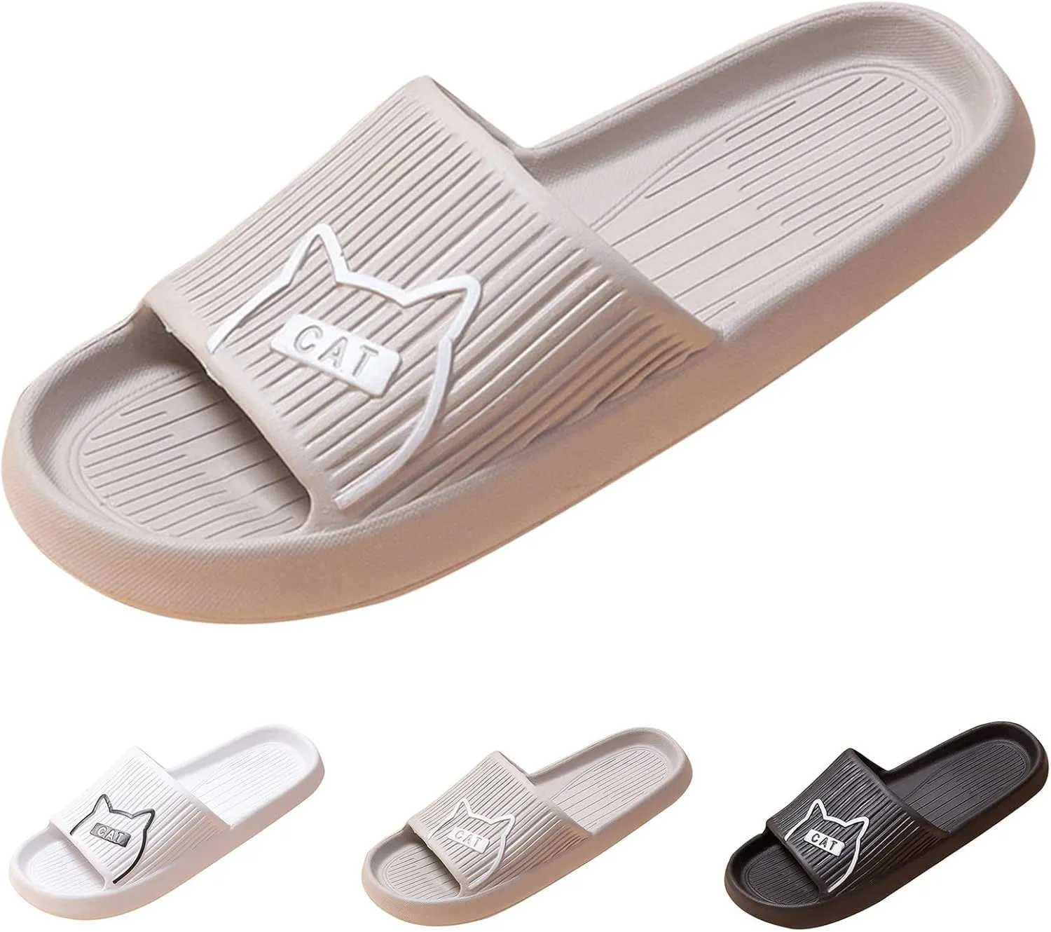 Mens Slides Womens Slides for Men for Women Living Room Quick Drying House Slippers