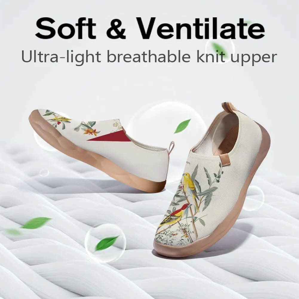 Men's Slip Ons Casual Loafers Lightweight Flats Sneakers Art Painted Travel Walking Shoes