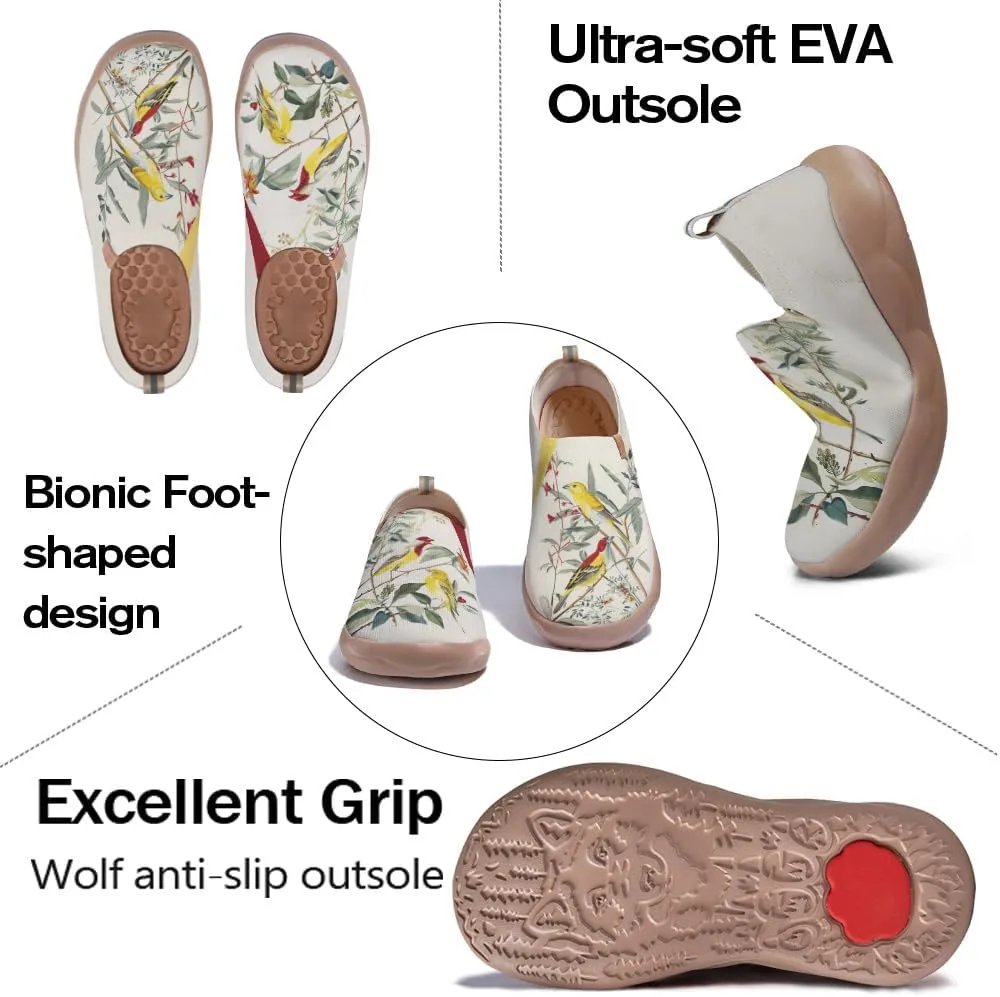 Men's Slip Ons Casual Loafers Lightweight Flats Sneakers Art Painted Travel Walking Shoes