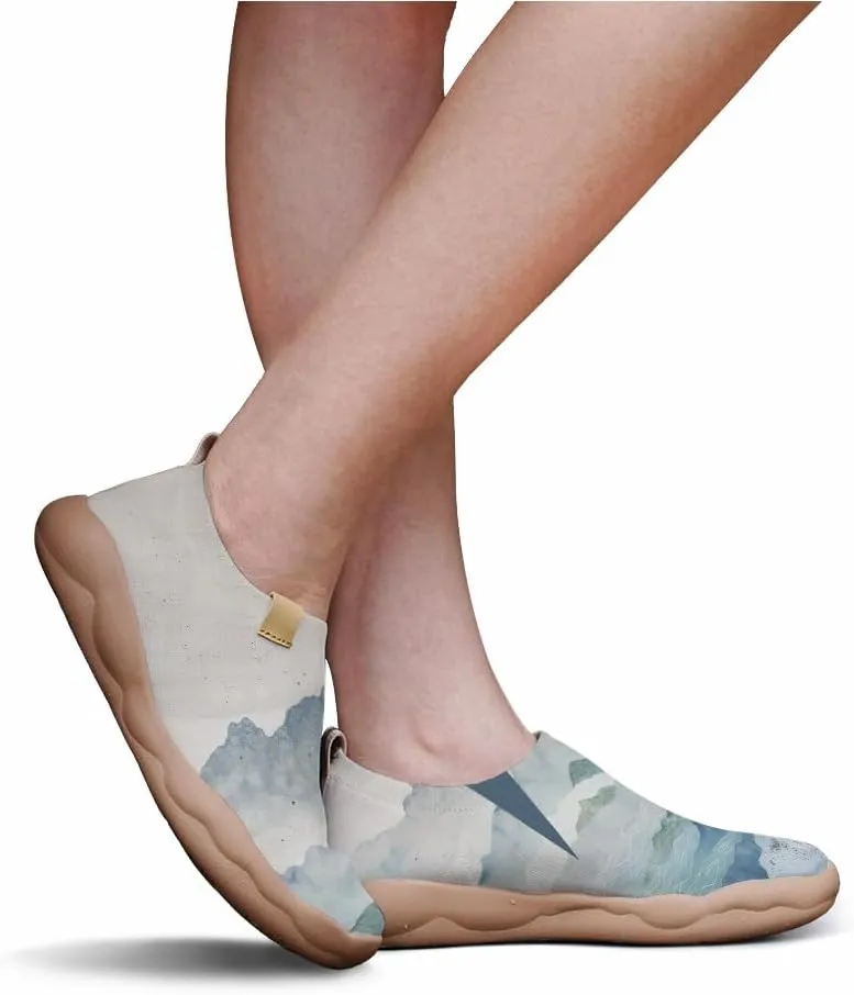 Men's Slip Ons Lightweight Flats Sneakers Walking Casual Loafers Art Painted Travel Shoes