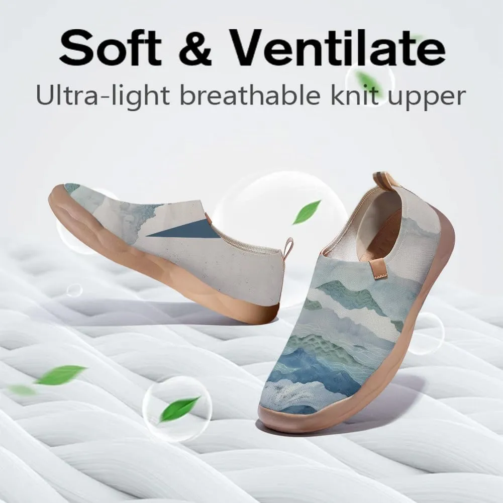 Men's Slip Ons Lightweight Flats Sneakers Walking Casual Loafers Art Painted Travel Shoes