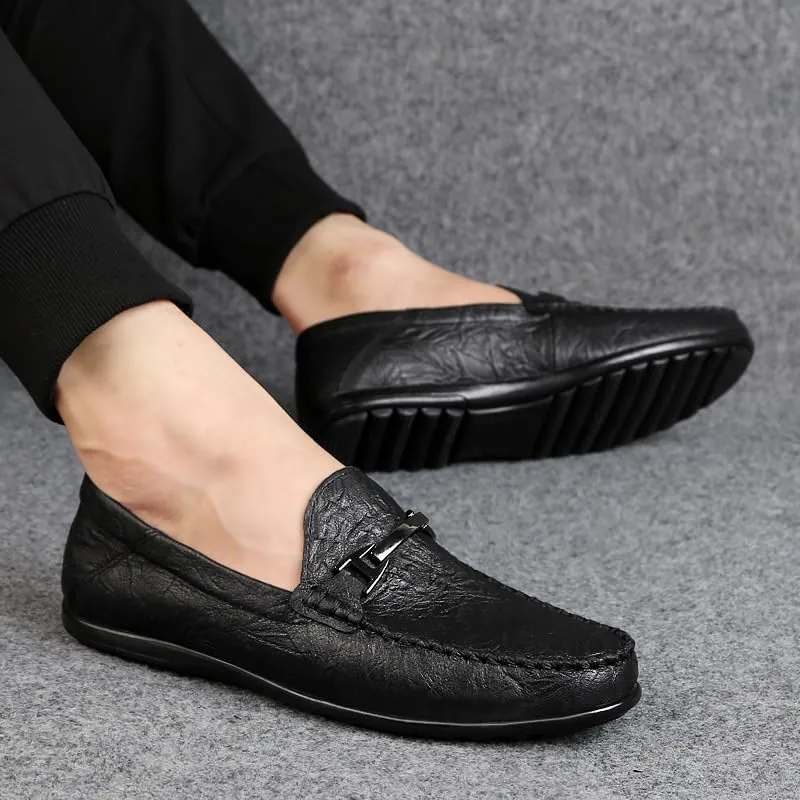 Men's Slip-Ons Loafers Comfort Hand Stitched Business Formal Derby Shoes for Men