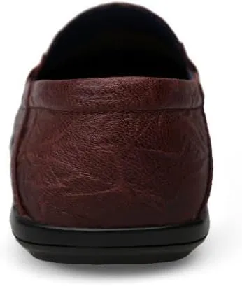 Men's Slip-Ons Loafers Comfort Hand Stitched Business Formal Derby Shoes for Men