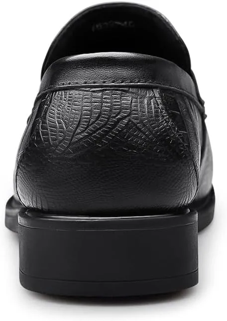 Men's Slip-Ons Loafers Mens Formal Business Casual Patent Leather Dress Shoes