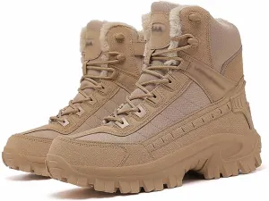 Men's winter Waterproof Tactical Work Boots, Lightweight Work Boots, Military and Tactical Footwear, Waterproof Hiking Work Boots, Military Tactical Boots, Durable Combat Boots
