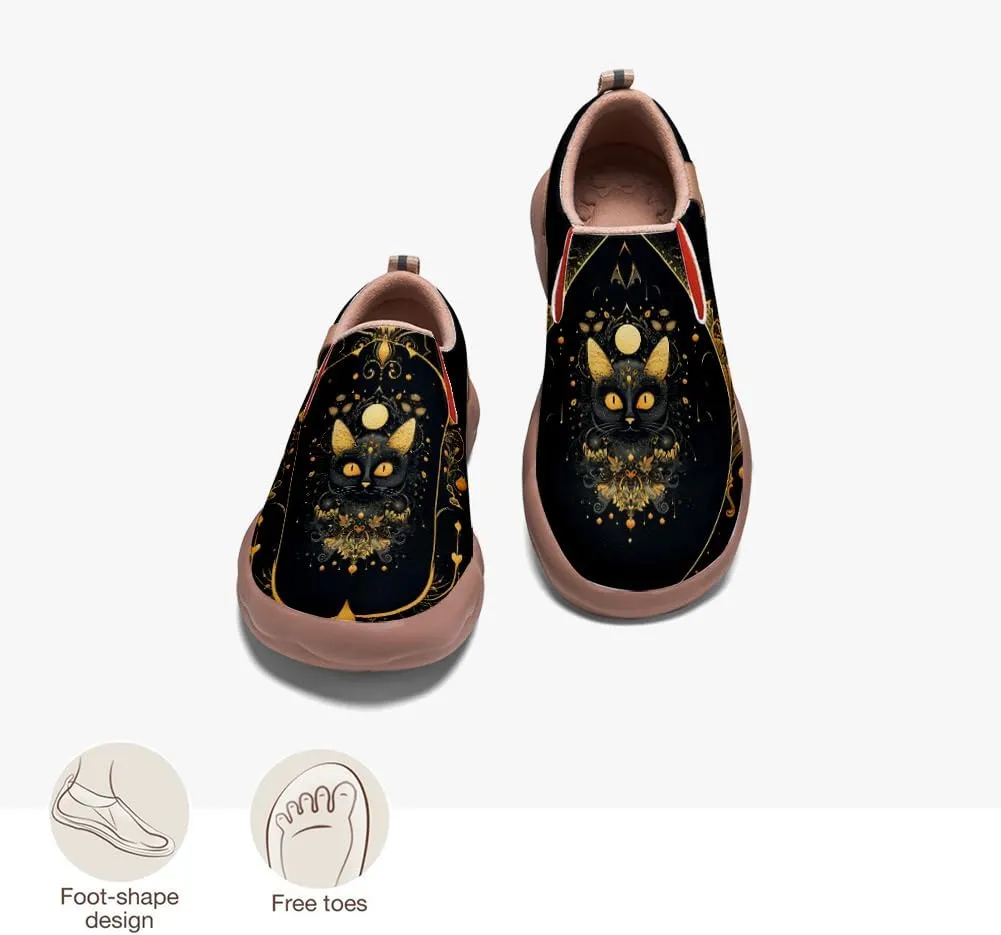 Onehorse Women's Walking Shoes Travel Slip-Ons Casual Loafers Halloween Dreamy Style Sneakers