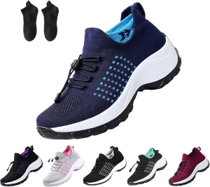 Ortho Stretch Cushion Shoes for Women Comfortwear Orthopedic Sneakers Ortho Breathable Shoes Slip On Walking Shoes