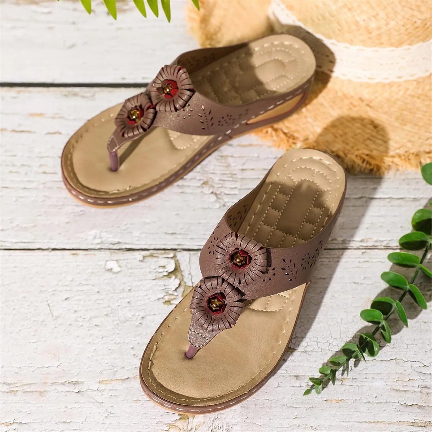Orthopedic Sandals for Women Arch Support Wild Womens Comfortable Walking Sandals Orthopedic Flats Wide Sandals Women Comfortable Dressy Silver Womens Slip N Walking Shoes Womens Heel Sandals