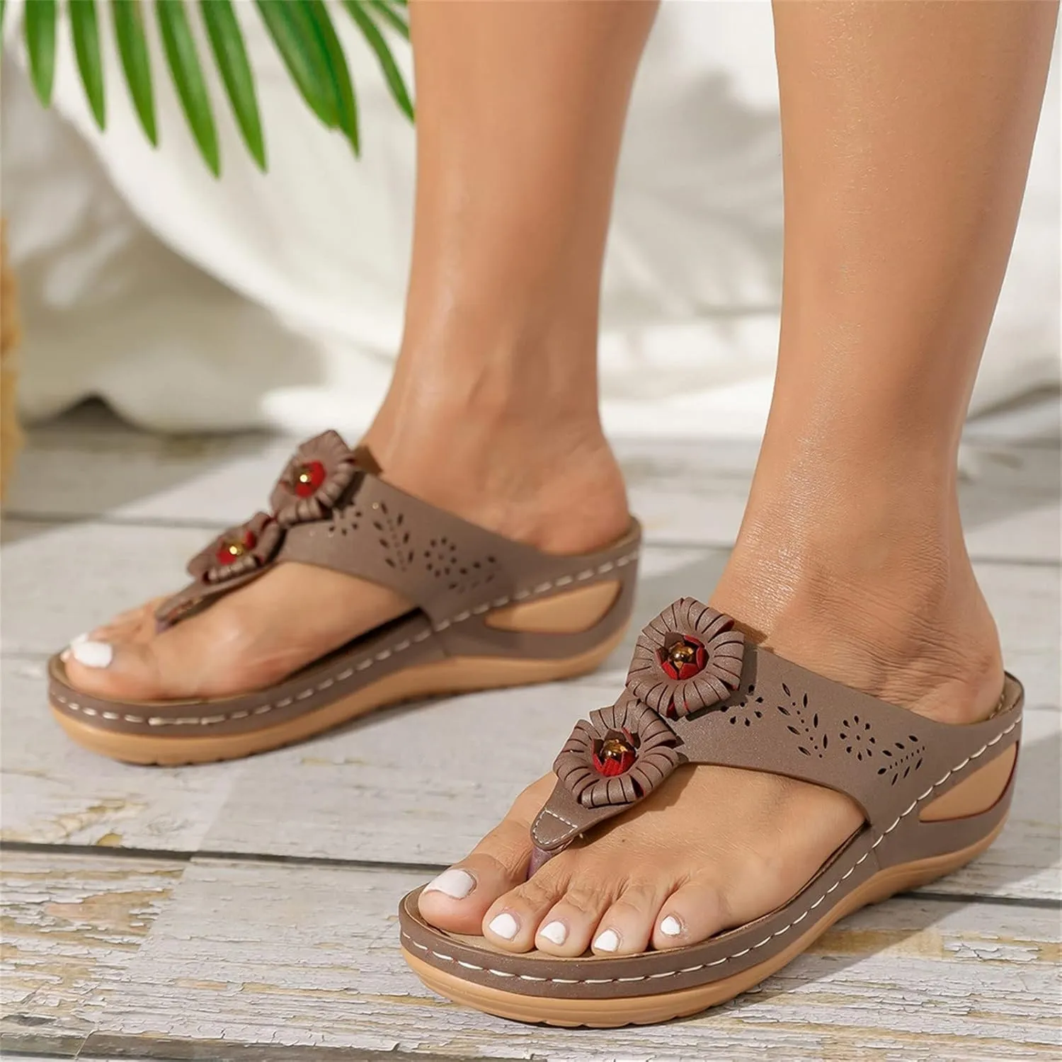 Orthopedic Sandals for Women Arch Support Wild Womens Comfortable Walking Sandals Orthopedic Flats Wide Sandals Women Comfortable Dressy Silver Womens Slip N Walking Shoes Womens Heel Sandals