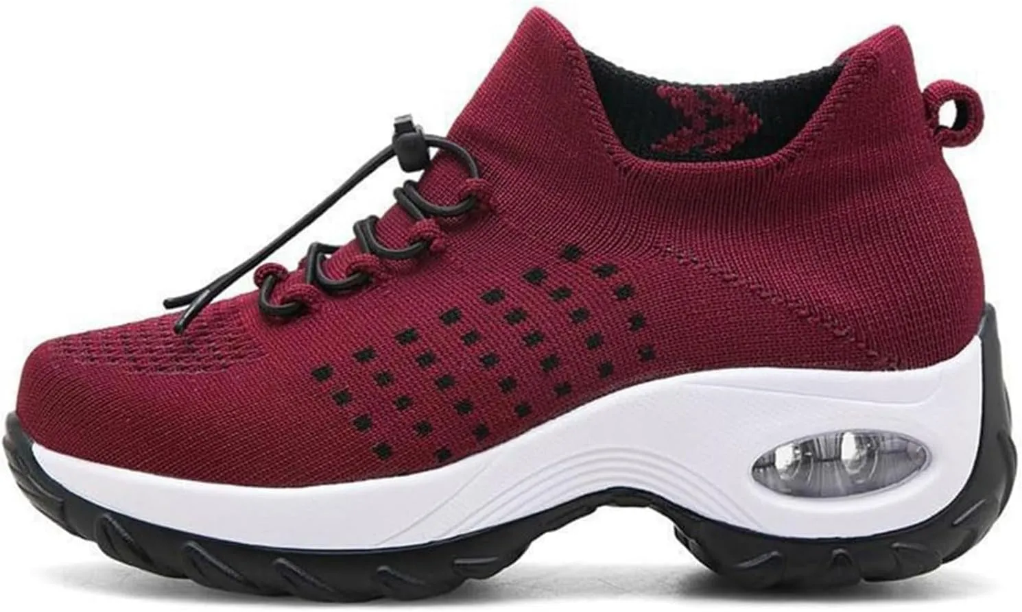 Orthowear Shoes for Women Lightweight Comfortable Stretch Cushion Sneakers Athletic Mesh Hollow Out Platform Loafers Slip On Air Wear Nurse Shoes