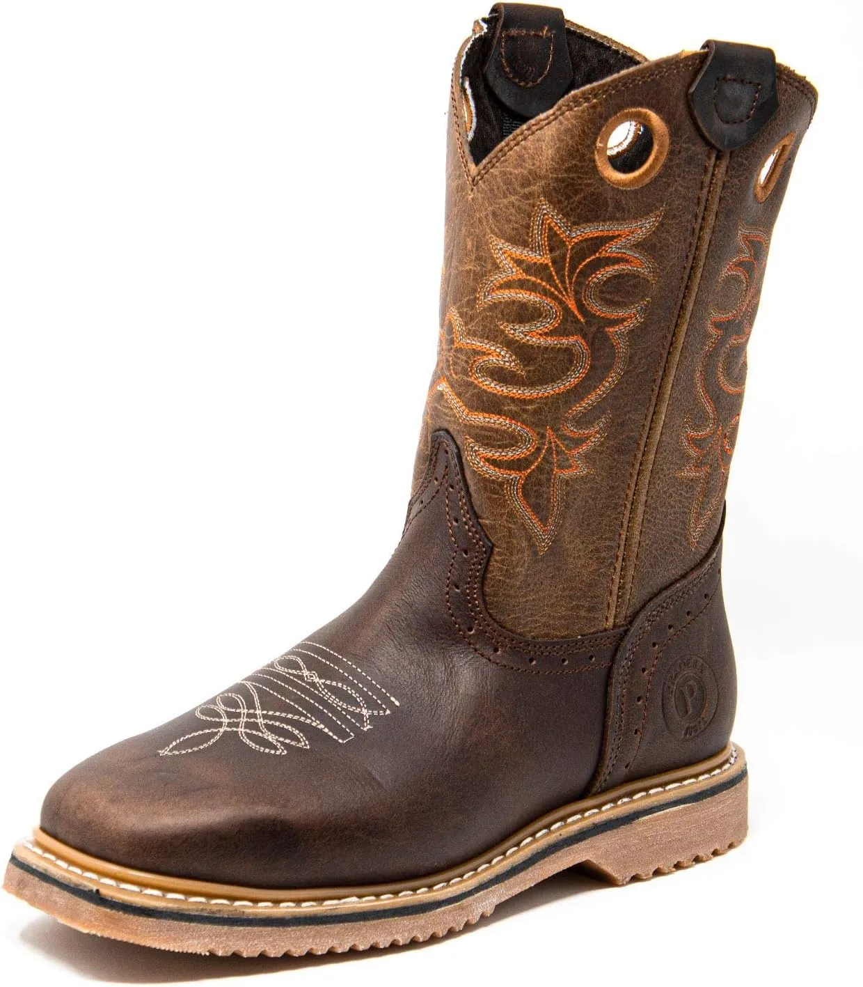 PRADERA Men's Tracker Vintage Safety Toe Work Boots