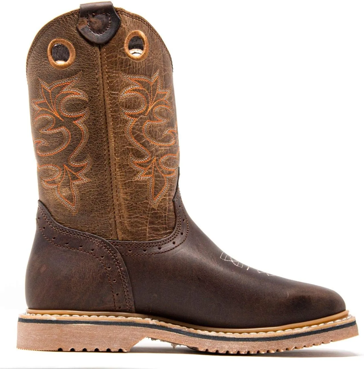 PRADERA Men's Tracker Vintage Safety Toe Work Boots