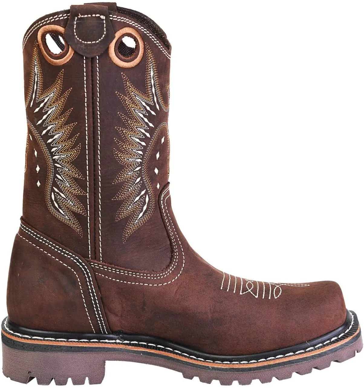 PRADERA Men's Tracker Vintage Safety Toe Work Boots