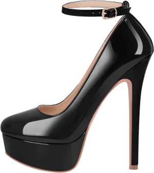 richealnini Women's Platform Mary Jane High Heels Pumps Wedding Party Dress