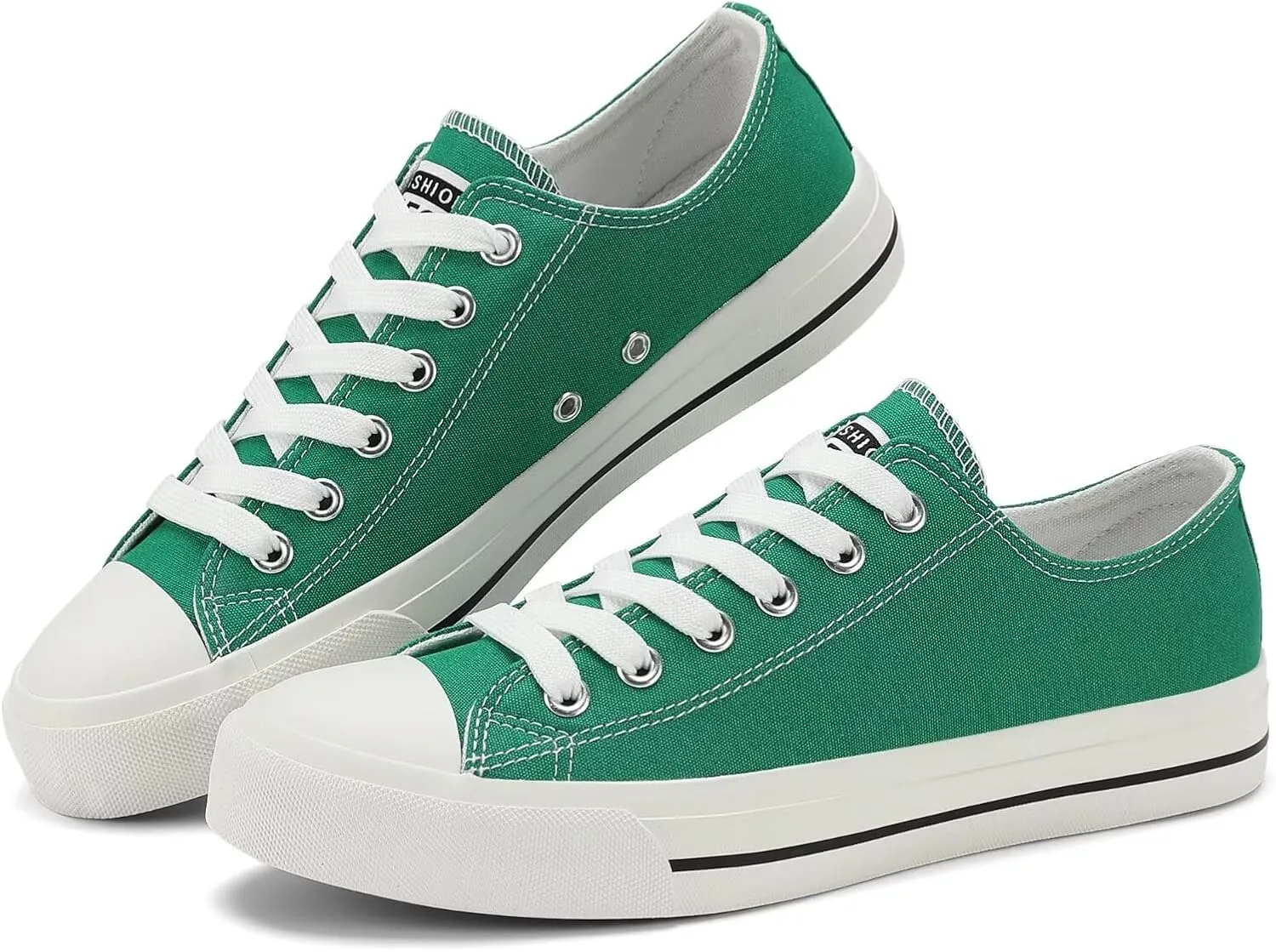 Rorbte Womens Canvas Sneakers for Women Classic Low Top Lace Up Canvas Shoes Womens Fashion Tennis Canvas Shoes Casual Comfortable for Walking
