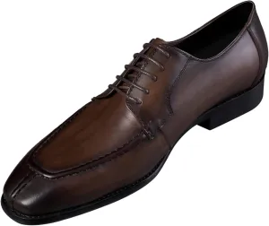 Santimon Men's Oxfords Black Dress Shoes Men Leather Lace Up Derby Fashion Business Casual Dress Oxford Shoes for Men