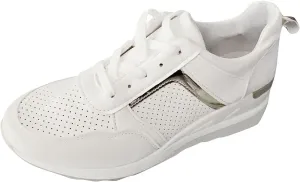 SBGMoSJ Womens Wide Casual Shoes Zapatos para Mujer CóModos Tenis Womens White Leather Slip On Sneakers Womens Shoes Sneakers Wide Toe Box Comfy Open Toe Flats Shoes Women Dressy Cute