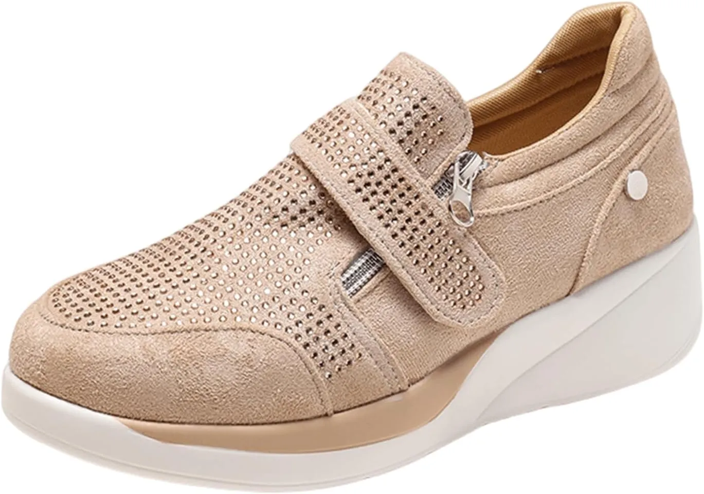 Shoes For Women Flats Comfortable Loafers Womens Slip On Loafers Shoes Fashion Canvas Sneakers Casual Classic Fall Soft Lightweight Comfort Breathable Non-Slip Flat Walking Shoes