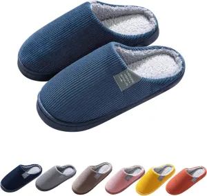 Slippers for Women Memory Foam Fuzzy House Slippers Bedroom Non-Slip Fluffy Slippers for Women Indoor and Outdoor