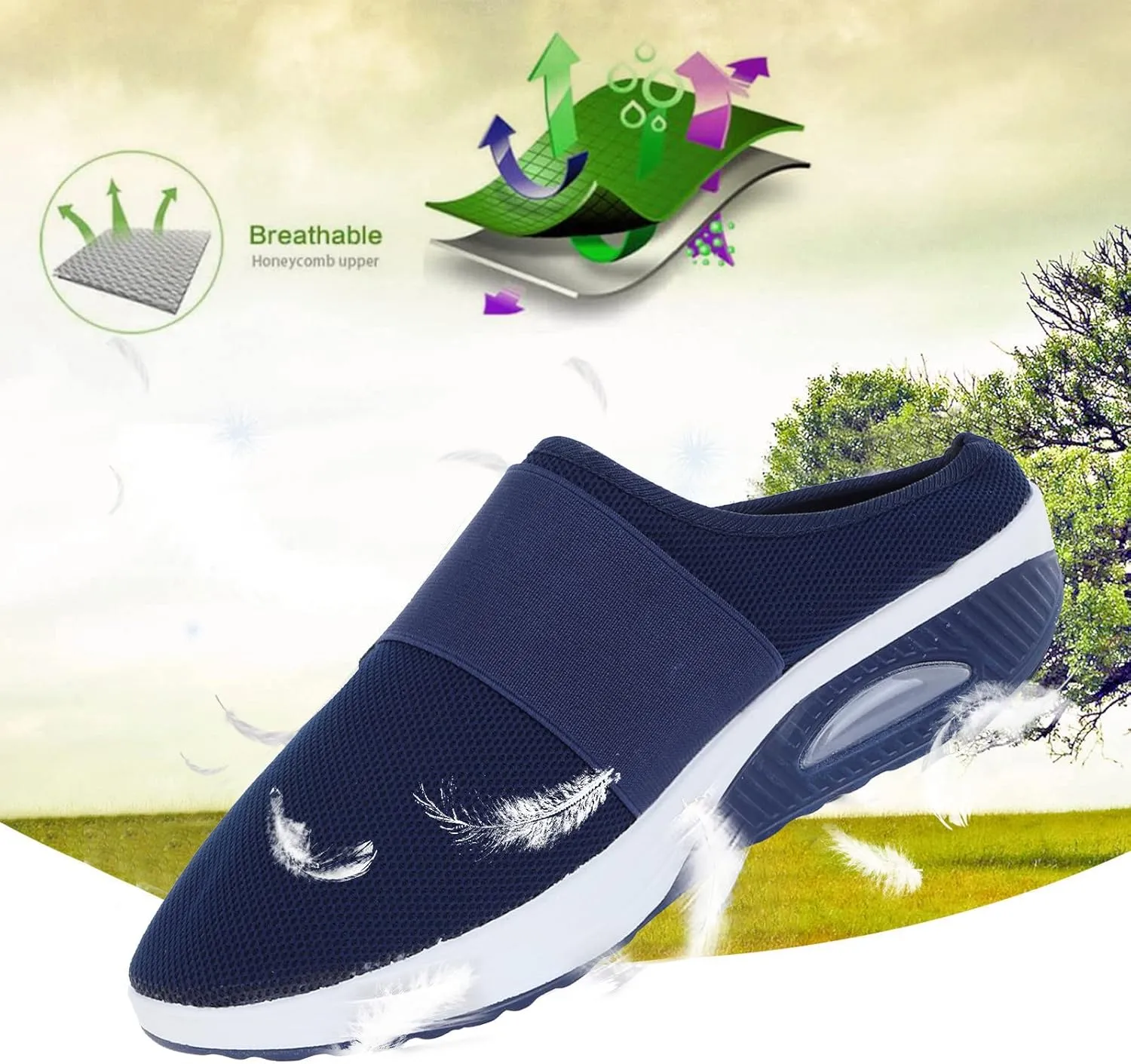 Stylish Platform Sneakers for Women 2023 Zapatos Mocasines para Mujer Black Sneakers for Women Slip Ons Womens Fashion Platform Sneakers 2023 Slip On Walking Shoes Women Wide
