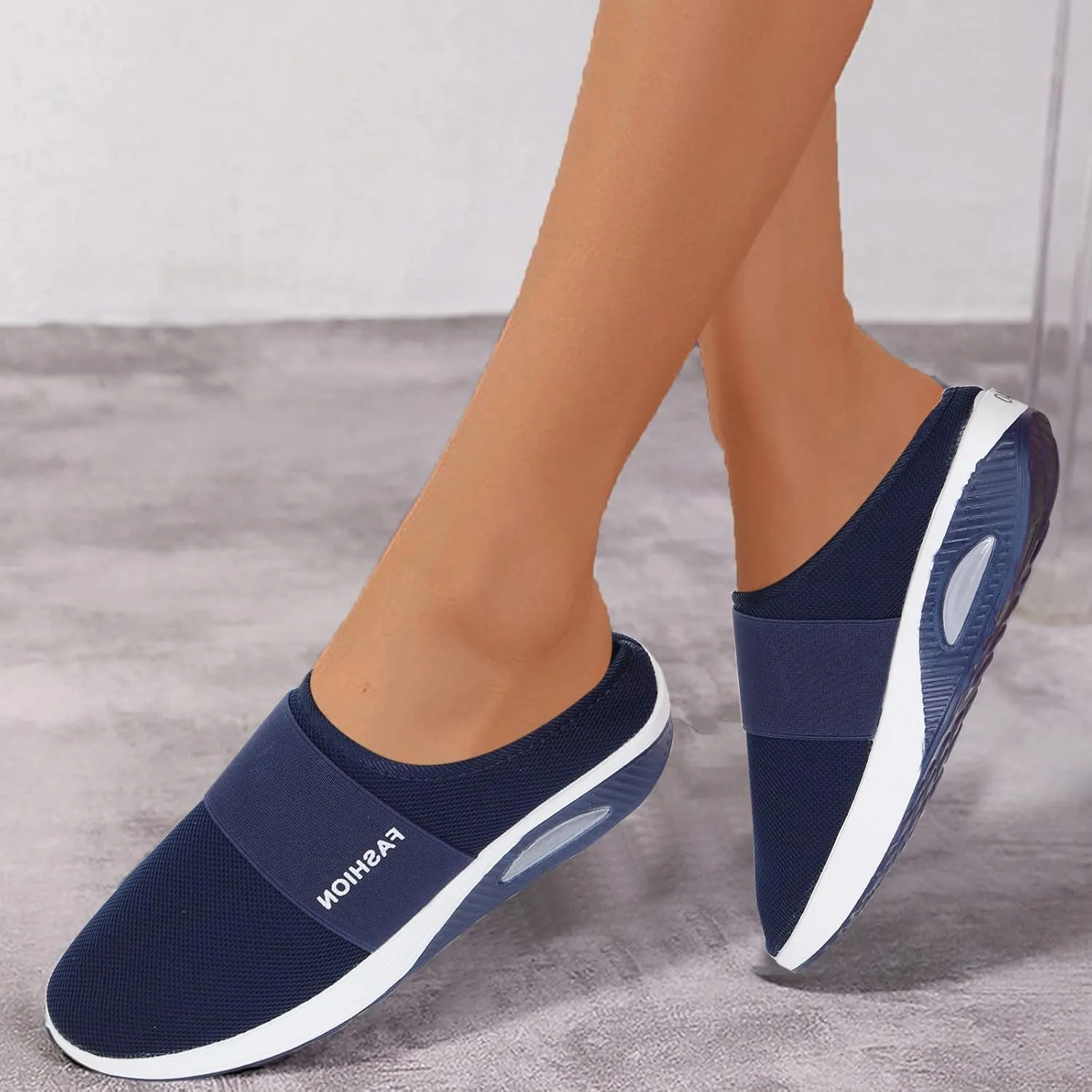 Stylish Platform Sneakers for Women 2023 Zapatos Mocasines para Mujer Black Sneakers for Women Slip Ons Womens Fashion Platform Sneakers 2023 Slip On Walking Shoes Women Wide