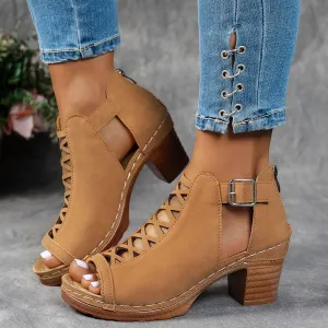 Summer Sandals for Women 2025 Trendy,Women's Chunky Heels Low Block Heeled Sandal Open Toe Slides Fashion Wedding Party Dress Casual Mules Slip-on Shoes