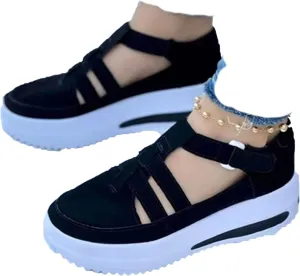 Swezida Shoes, Swezida Women Casual Walking Shoes, Women Casual Walking Shoes Orthopedic Arch Diabetes Support 2023 (Black,42)