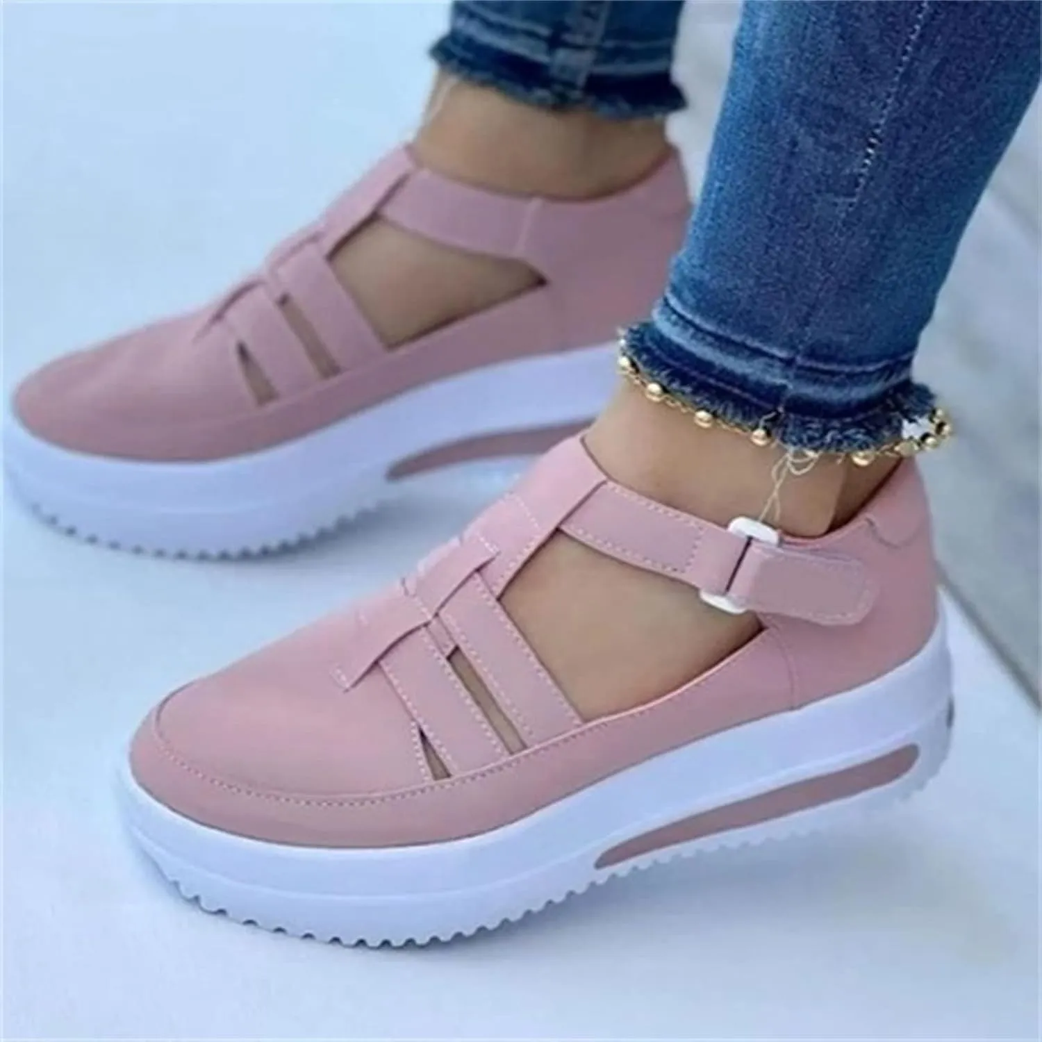 Swezida Shoes, Swezida Women Casual Walking Shoes, Women Casual Walking Shoes Orthopedic Arch Diabetes Support 2023 (Black,42)