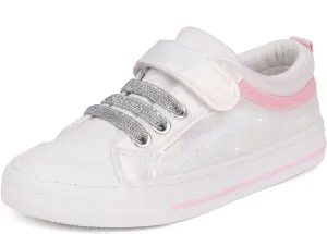 ToandonToddler Kids Sneakers Sparkle Fashion Glitter Sequins Canvas Shoes